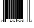 Barcode Image for UPC code 012200000872