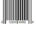 Barcode Image for UPC code 012200000926