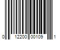 Barcode Image for UPC code 012200001091