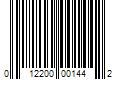 Barcode Image for UPC code 012200001442