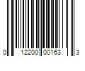 Barcode Image for UPC code 012200001633