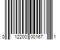 Barcode Image for UPC code 012200001671