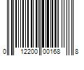 Barcode Image for UPC code 012200001688