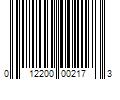 Barcode Image for UPC code 012200002173