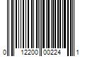 Barcode Image for UPC code 012200002241