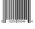 Barcode Image for UPC code 012200002494