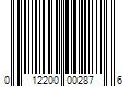 Barcode Image for UPC code 012200002876