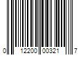 Barcode Image for UPC code 012200003217