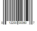 Barcode Image for UPC code 012200003507