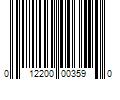 Barcode Image for UPC code 012200003590