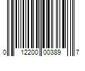 Barcode Image for UPC code 012200003897