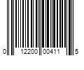 Barcode Image for UPC code 012200004115