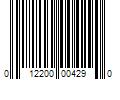 Barcode Image for UPC code 012200004290