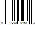 Barcode Image for UPC code 012200004603