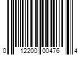 Barcode Image for UPC code 012200004764