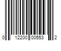 Barcode Image for UPC code 012200005532