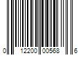 Barcode Image for UPC code 012200005686