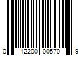 Barcode Image for UPC code 012200005709