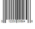 Barcode Image for UPC code 012200005846