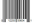 Barcode Image for UPC code 012200006041