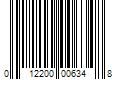 Barcode Image for UPC code 012200006348