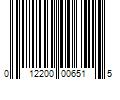 Barcode Image for UPC code 012200006515