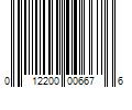 Barcode Image for UPC code 012200006676