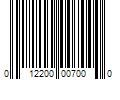 Barcode Image for UPC code 012200007000