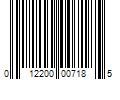 Barcode Image for UPC code 012200007185