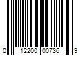 Barcode Image for UPC code 012200007369