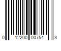 Barcode Image for UPC code 012200007543