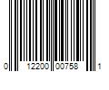 Barcode Image for UPC code 012200007581