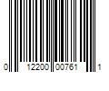 Barcode Image for UPC code 012200007611