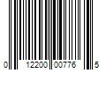 Barcode Image for UPC code 012200007765