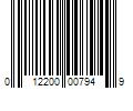 Barcode Image for UPC code 012200007949