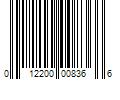 Barcode Image for UPC code 012200008366