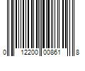 Barcode Image for UPC code 012200008618