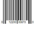 Barcode Image for UPC code 012200008700