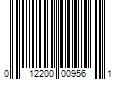 Barcode Image for UPC code 012200009561