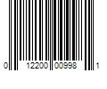 Barcode Image for UPC code 012200009981