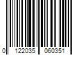 Barcode Image for UPC code 0122035060351