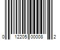 Barcode Image for UPC code 012205000082