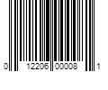 Barcode Image for UPC code 012206000081