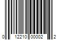 Barcode Image for UPC code 012210000022