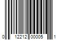 Barcode Image for UPC code 012212000051