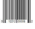 Barcode Image for UPC code 012212000082