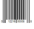 Barcode Image for UPC code 012216000088