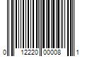 Barcode Image for UPC code 012220000081