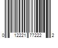 Barcode Image for UPC code 012221772222