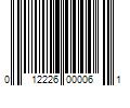 Barcode Image for UPC code 012226000061